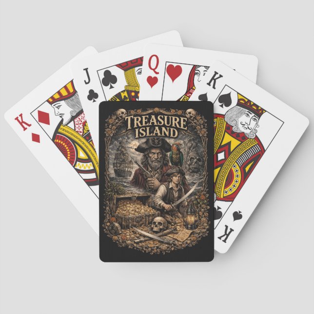 Baralho Treasure Island (Verso)
