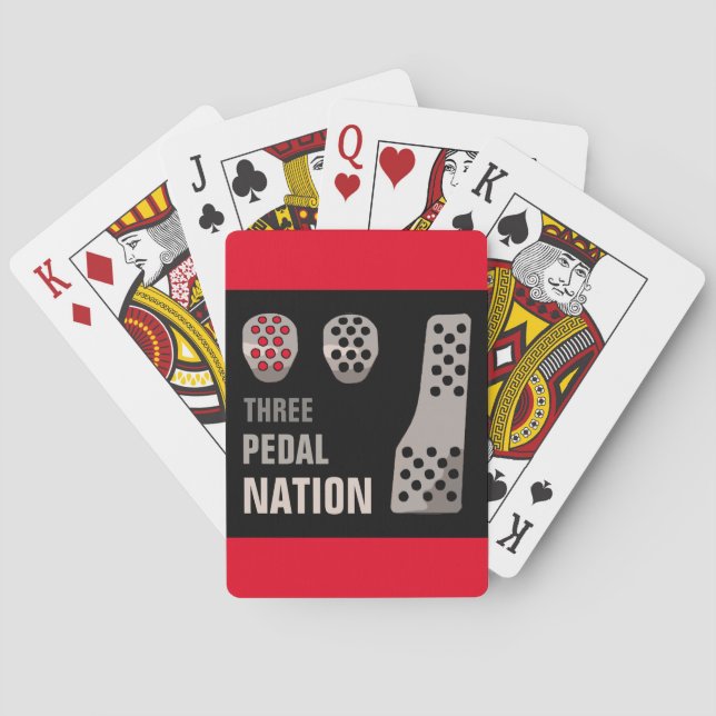 BARALHO TRÊS NAÇÃO PEDAL (Verso)