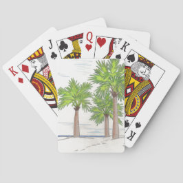 Baralho TRÊS PALMS jogando cartas