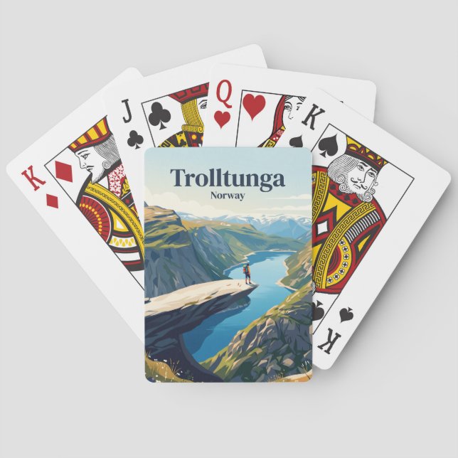 Baralho Trolltunga Noruega (Verso)