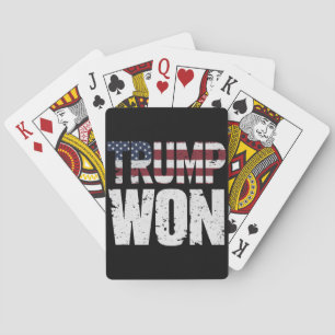 Baralho Trump Ganhou 47º Presidente dos EUA Ganhou Eleição