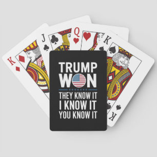 Baralho Trump Ganhou Eles Sabem Disso 2024 47º Presidente 