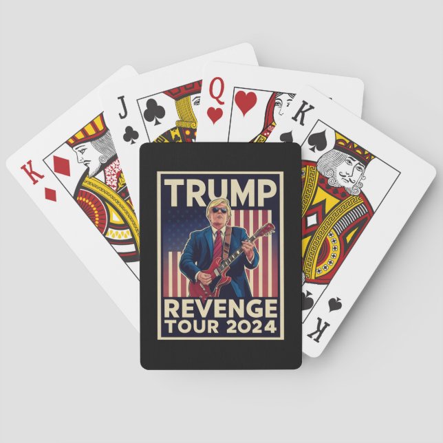 Baralho Trump Revenge Tour 2024 Eleições Políticas 2024 (Verso)