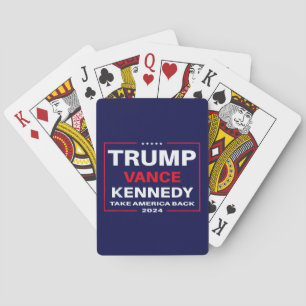 Baralho Trump Vance Kennedy Leva A América De Volta Azul