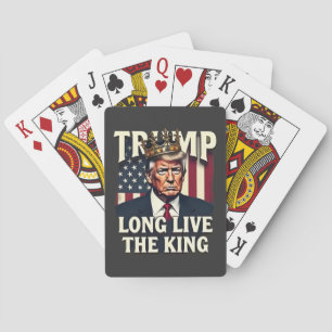 Baralho Trump Viva o Rei Pro Trump Patriótico 