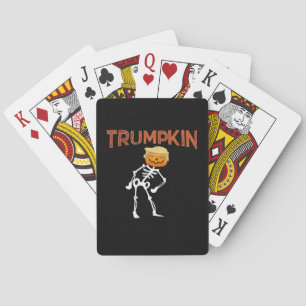 Baralho Trumpkin Halloween Engraçado Clássico