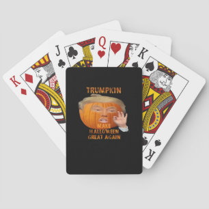 Baralho Trumpkin Pumpkin Faz Excelente De Halloween Novame