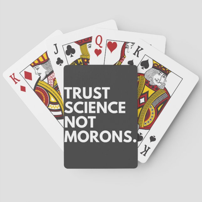 BARALHO TRUST SCIENCE NOT MORONS (Verso)