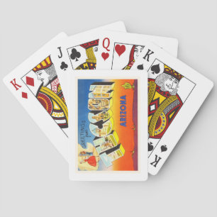 Baralho Tucson Arizona AZ Antiga Viagens vintage Souvenir