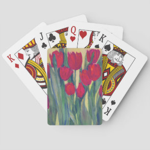 Baralho tulipa vermelha