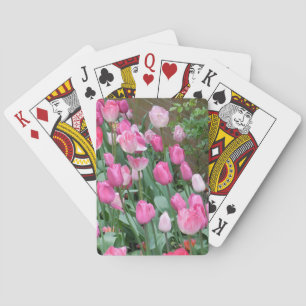Baralho Tulipas cor-de-rosa