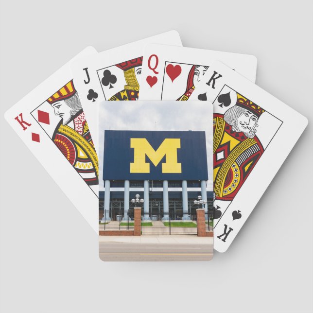 Baralho U of M Playing Cards, Universidade de Michigan (Verso)