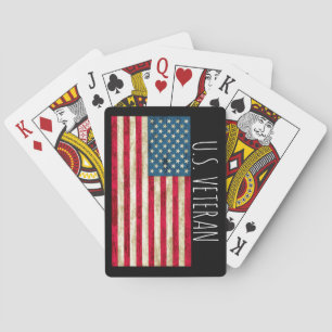 Baralho U. U. Veteran /American Flag Play Cards