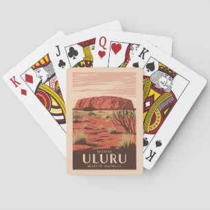 Baralho Uluru Austrália - Viagem Art Vintage