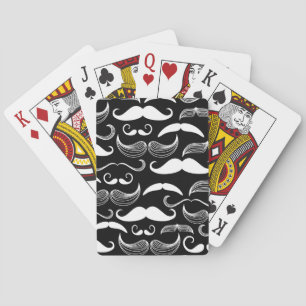 Baralho Um clube dos cavalheiros. Teste padrão do bigode