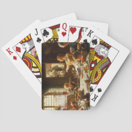 Baralho Um da família (sendo um burro alimentado)