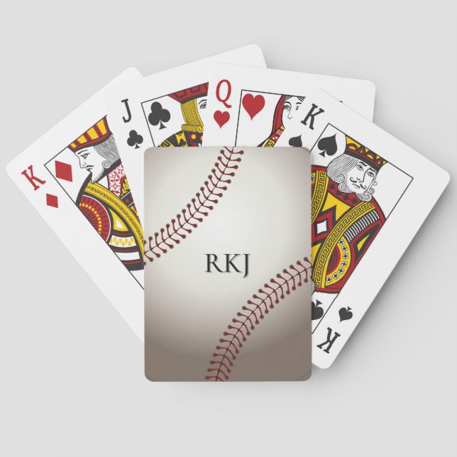 Baralho Um Design de uma Bola Base ou Suave (Verso)