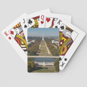 Baralho Uma opinião da paisagem do Washington DC