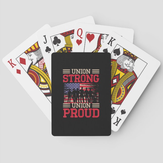 Baralho Union Laborer Union Strong Labour Union Worker Uni (Verso)