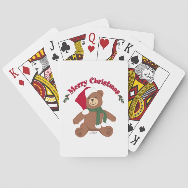Baralho Urso de Natal Feliz (Verso)