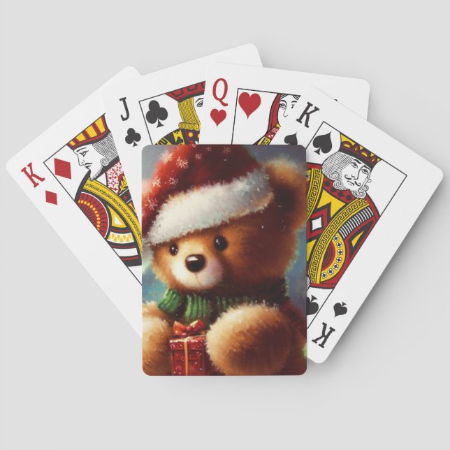 Baralho Urso de Teddy Natal (2) (Verso)