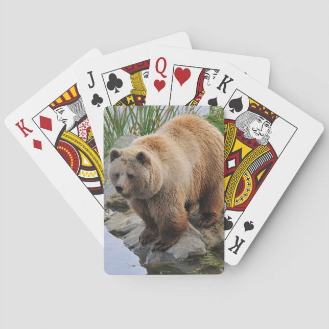 Baralho Urso junto a um lago (Verso)