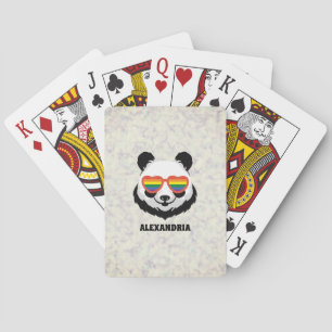 Baralho Urso Panda Bonito Arco-íris LGBTQ