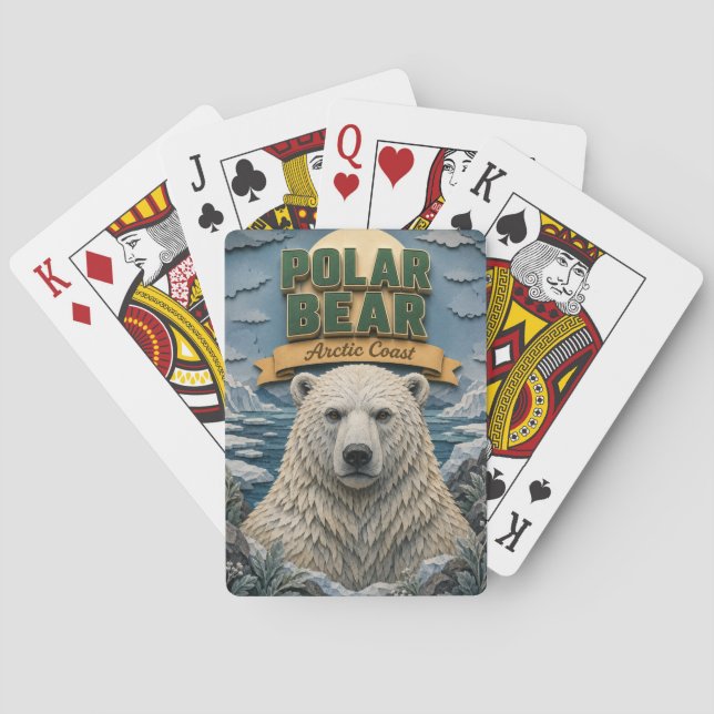 Baralho Urso Polar Costa Ártica POPCUT (Verso)