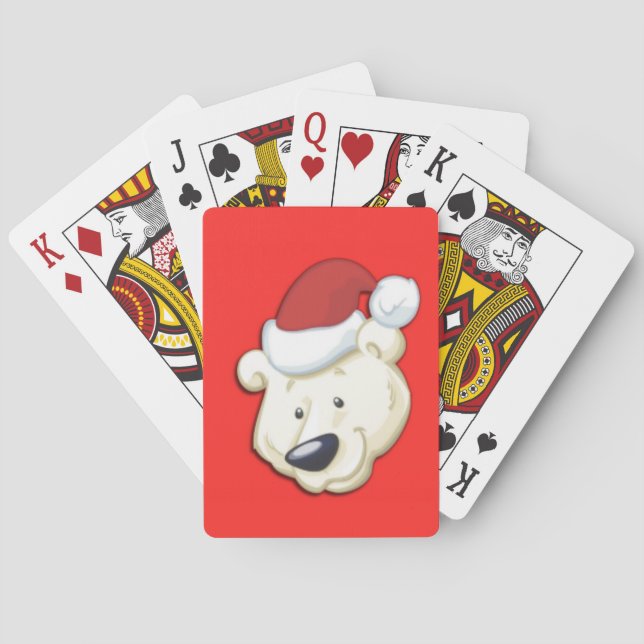 Baralho Urso Polar de Natal (Verso)