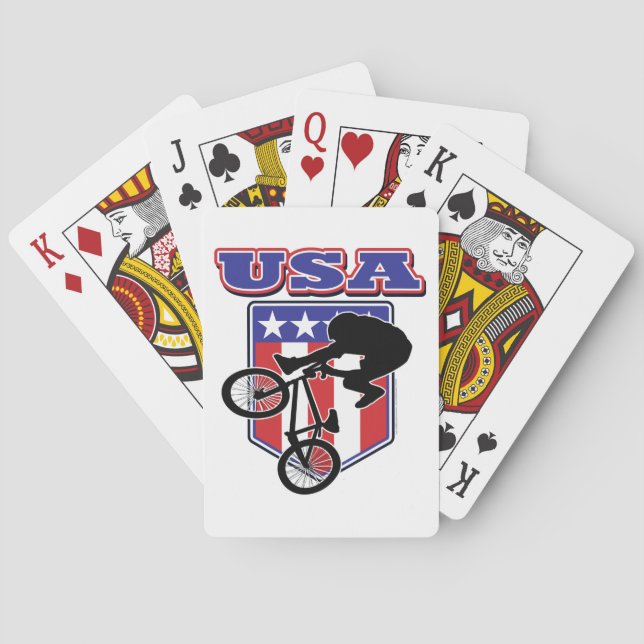 Baralho USA BMX Biker (Verso)