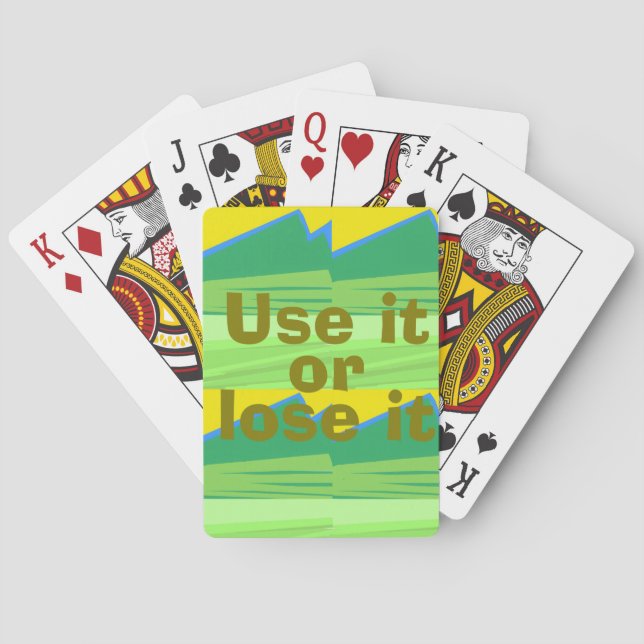 Baralho Use it or Lose it Christmas Gift (Verso)