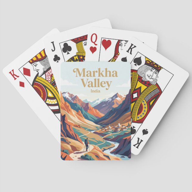 Baralho Vale de Markha Índia (Verso)