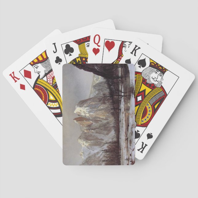 Baralho Vale de Yosemite, Califórnia (Cathedral Rock) (Verso)