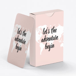 Baralho Vamos Rosa Positivo A Aventura Começa O Mapa Mundi