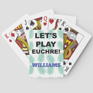 Baralho Vamos Toca Euchre! Tiki Palm Design
