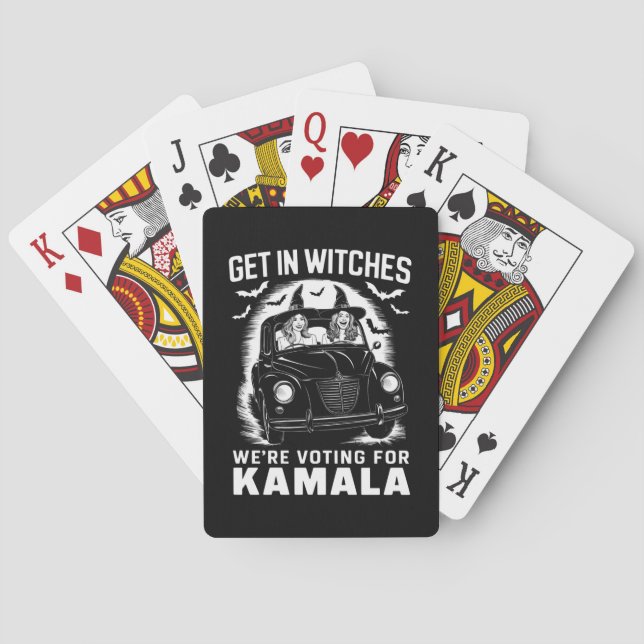 Baralho Vamos votar no Kamala Halloween (Verso)