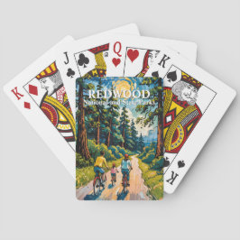 Baralho Van Gogh Family Bike Ride Redwood National Park