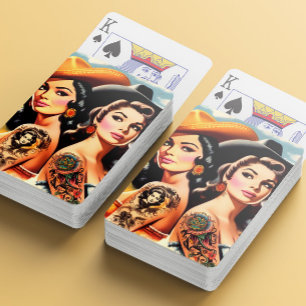 Baralho Vaqueiras Tatuadas Vintage