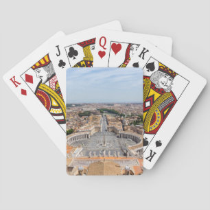 Baralho Vaticano, Itália: Ruas. Vista aérea de Peter Squar