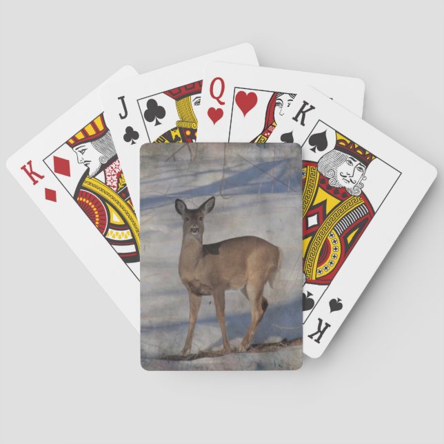 Baralho Veado na neve (Verso)