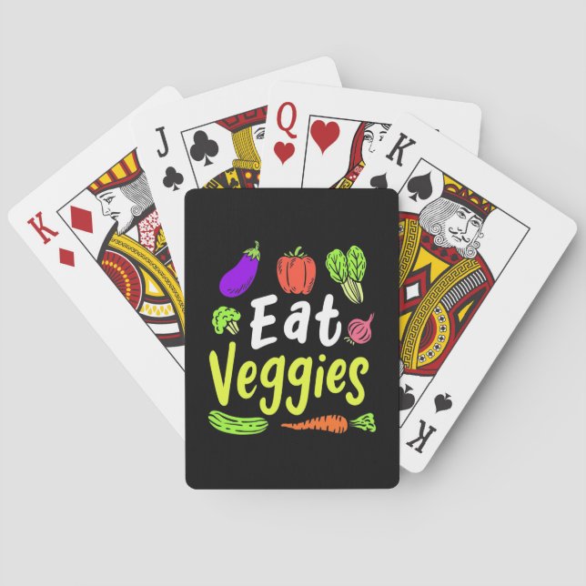 Baralho Vegetariano Coma Legumes (Verso)