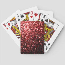 Baralho Vermelho Escuro brilho Glitter glamour