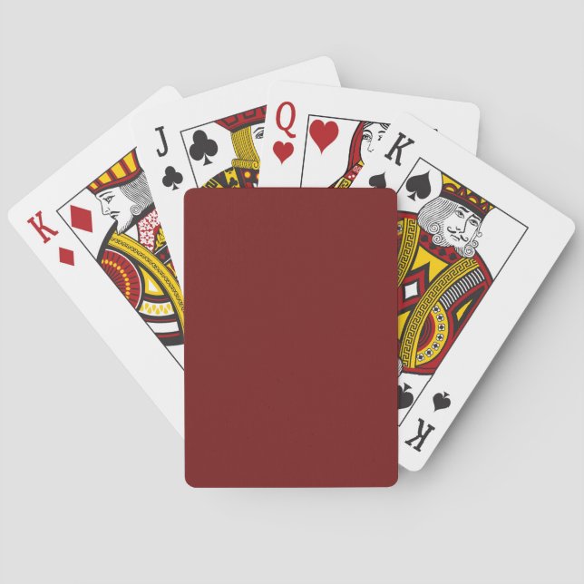 Baralho Vermelho Sanguíneo 6F100F Cor com Opção Adicionar  (Verso)