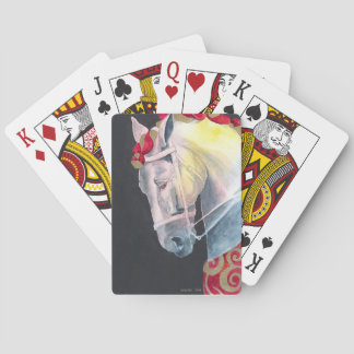 Baralho Vestido em cartões de jogo Dourados