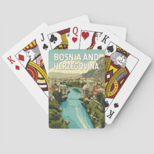 Baralho Viagem de arte da Bósnia e Herzegovina