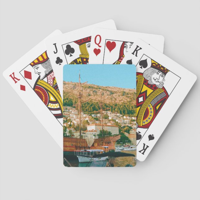 Baralho Viagem Dubrovnik Croácia (Verso)