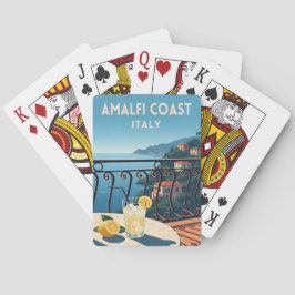 Baralho Viagem Retro Vintage Costa Amalfitana Itália Paisa