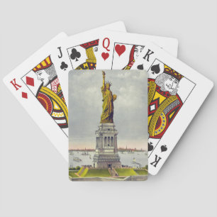 Baralho Viagem Vintage Statue of Liberty New York