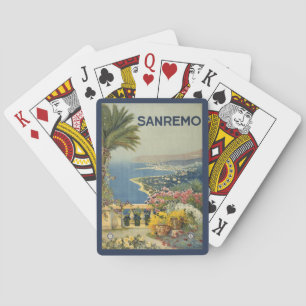 Baralho Viagens vintage De San Remo De Um Terrace