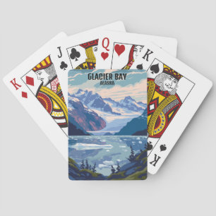 Baralho Viagens vintage Glacier Bay National Park Alaska